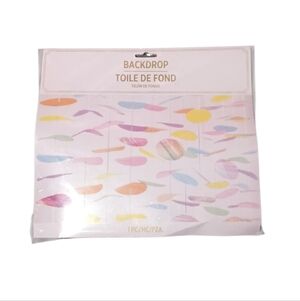 Amscan Multicolor Party Backdrop